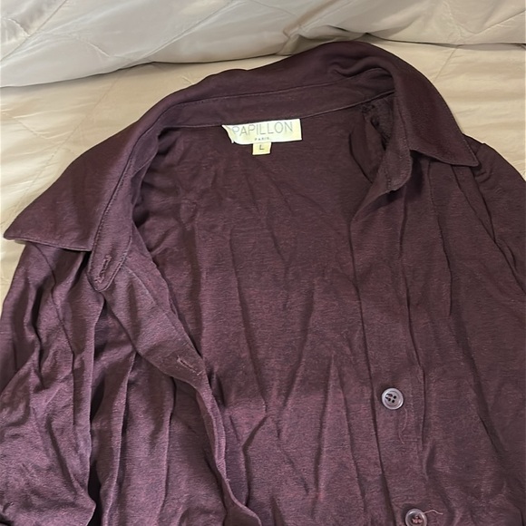 Papillon Paris button down shirt women size L - Picture 4 of 4